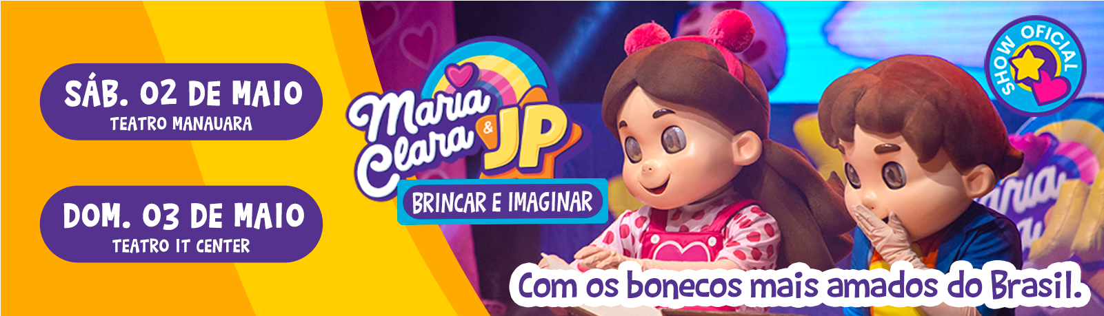 Maria Clara e JP - Os bonecos mais amados do Brasil